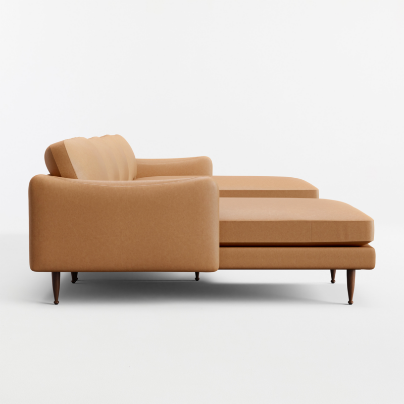 Cosgrove Leather 3-Piece U-Shaped Sectional Sofa with Double Chaise Lounge - image 3 of 5