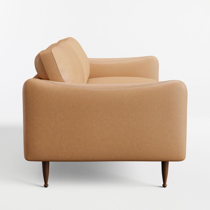 View Cosgrove 76" Leather Apartment Sofa - image 5 of 6