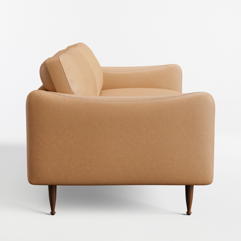 Cosgrove 76" Leather Apartment Sofa - image 4 of 6