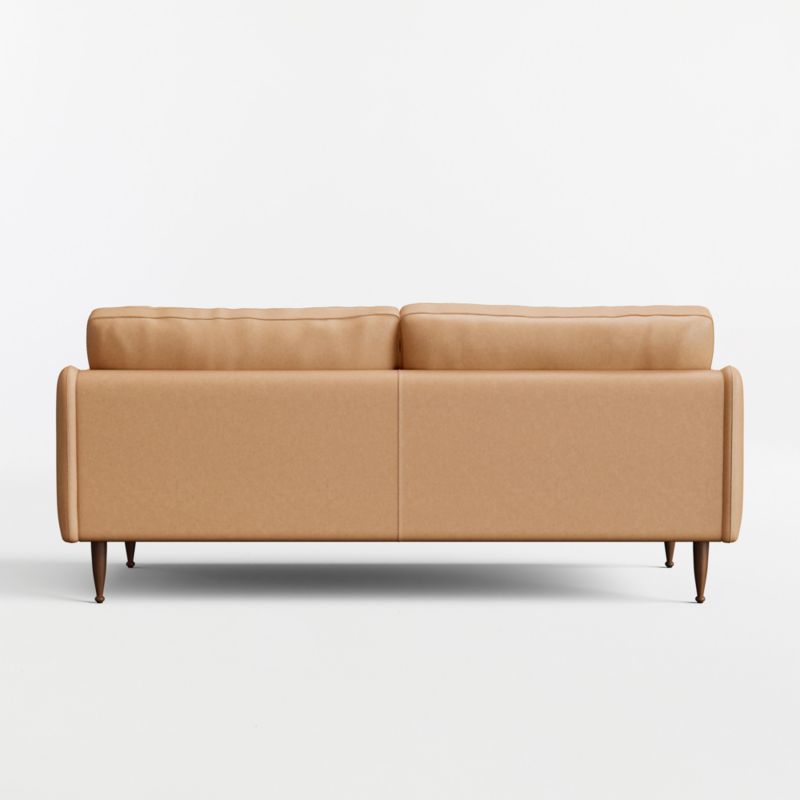 View Cosgrove 76" Leather Apartment Sofa - image 6 of 6