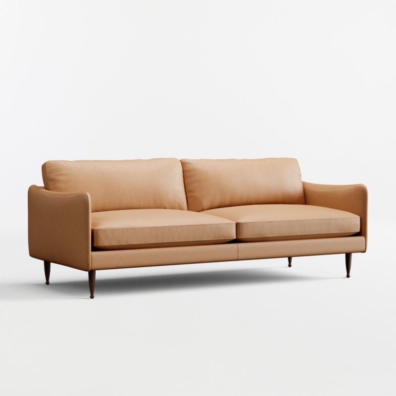 Cosgrove 86" Leather Sofa - image 3 of 6