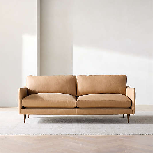 Cosgrove Leather Sofa (76"-96")