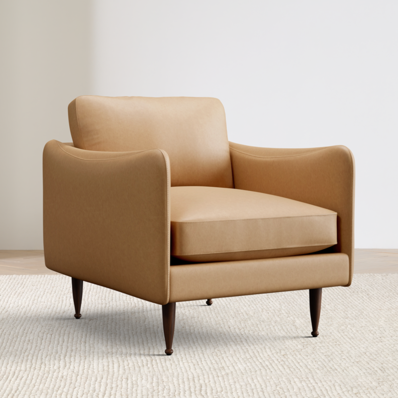 Cosgrove 32.5" Leather Chair - image 0 of 7