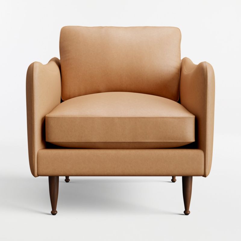 View Cosgrove 32.5" Leather Chair - image 3 of 5