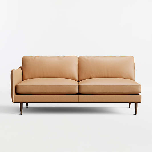 Cosgrove Leather Left-Arm Sofa Sectional Piece