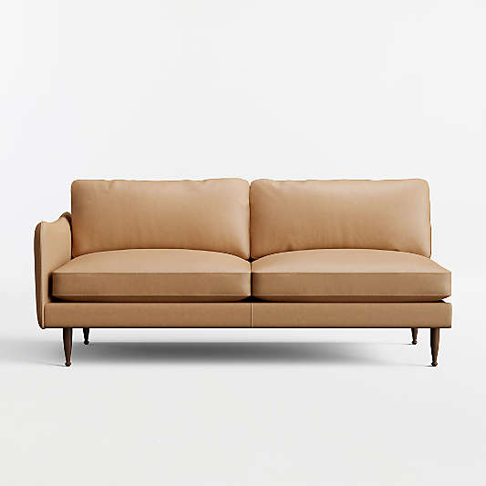 Cosgrove Leather Left-Arm Sofa Sectional Piece