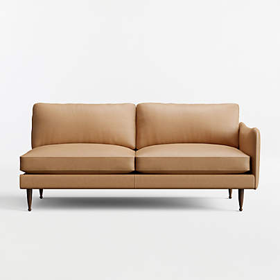 Cosgrove Leather Right-Arm Sofa Sectional Piece