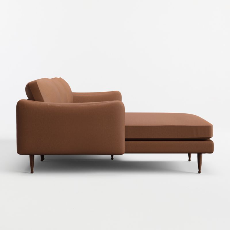 View Cosgrove Leather 2-Piece Sectional Sofa with Chaise Lounge - image 6 of 7