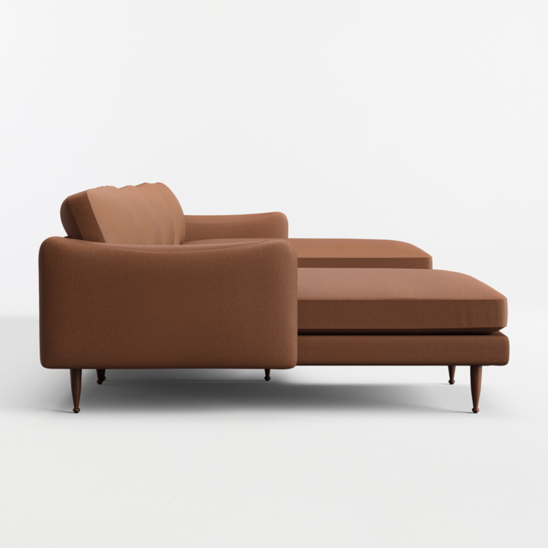 Cosgrove Leather 3-Piece U-Shaped Sectional Sofa with Double Chaise Lounge - image 4 of 6
