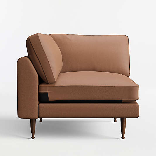 Cosgrove Leather Corner Chair Sectional Piece