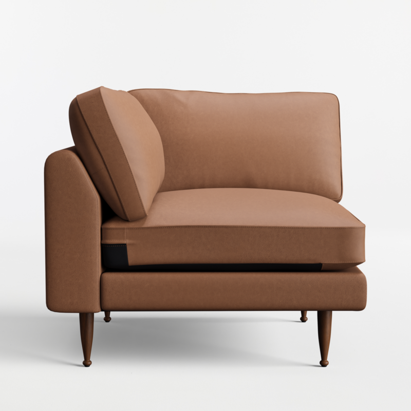 Cosgrove Leather Corner Chair Sectional Piece - image 0 of 2