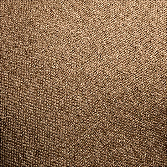 Casual Textured Fringe 23"x23" Camel Tan Throw Pillow Cover