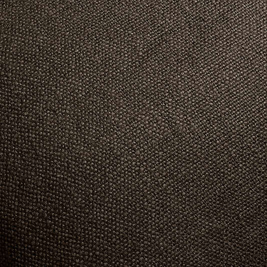Casual Textured Fringe 23"x23" Deep Brown Throw Pillow