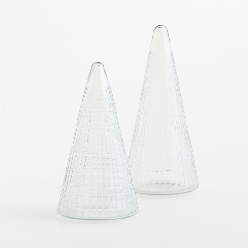 Elegant Cut Glass Christmas Tree, Large 13.5" - image 3 of 5