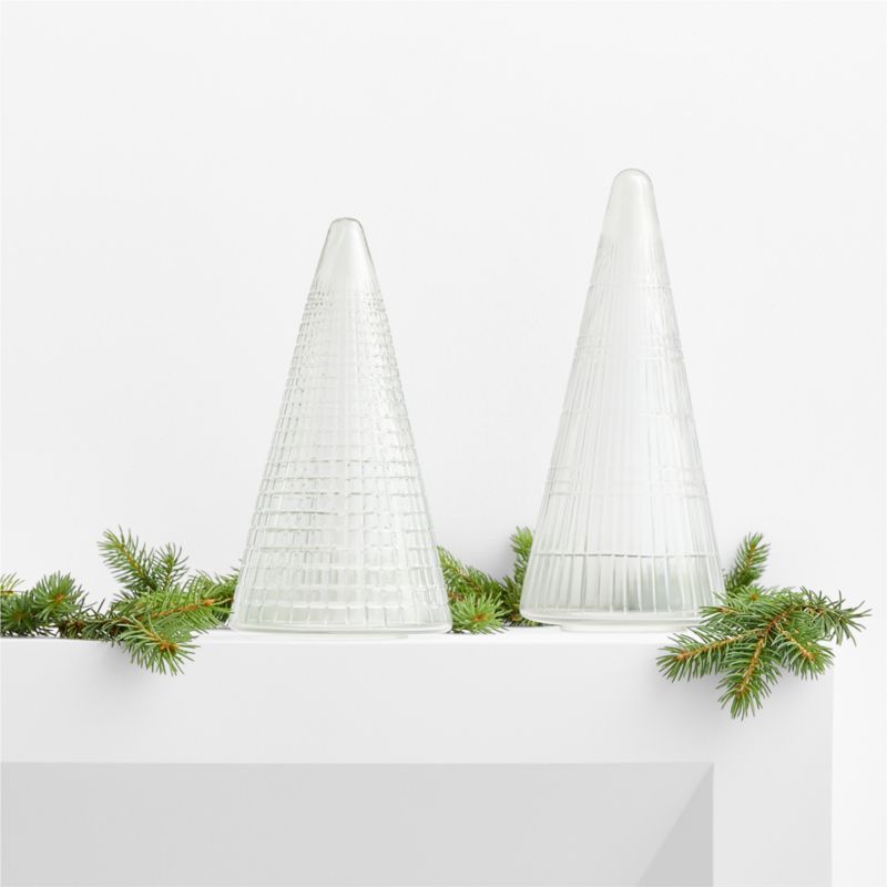Elegant Cut Glass Christmas Tree, Large 13.5" - image 1 of 5