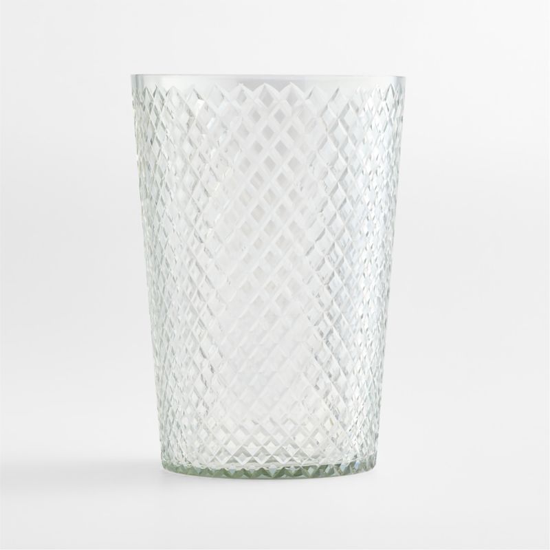 Elegant Cut Glass Large Hurricane 11" - image 4 of 5