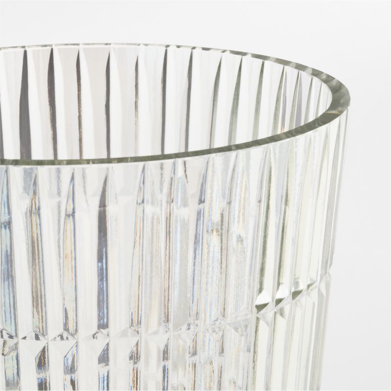 Elegant Cut Glass Medium Hurricane 7.5" - image 3 of 5