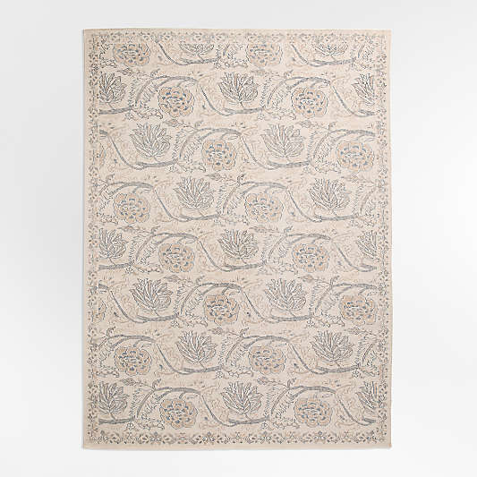 Coates Performance Traditional Handknotted Ivory Rug