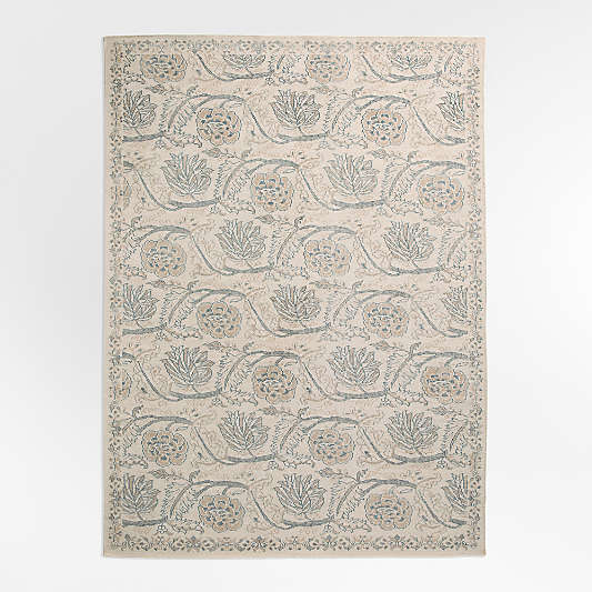 Coates Performance Traditional Handknotted Ivory Rug