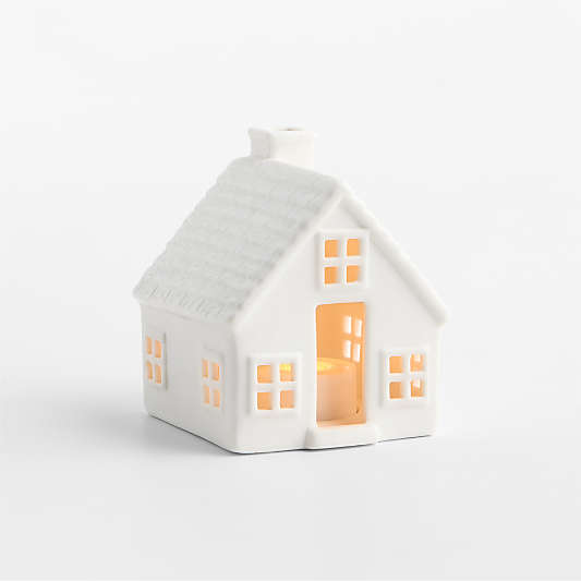 Cotswold Village Ceramic White Cottage