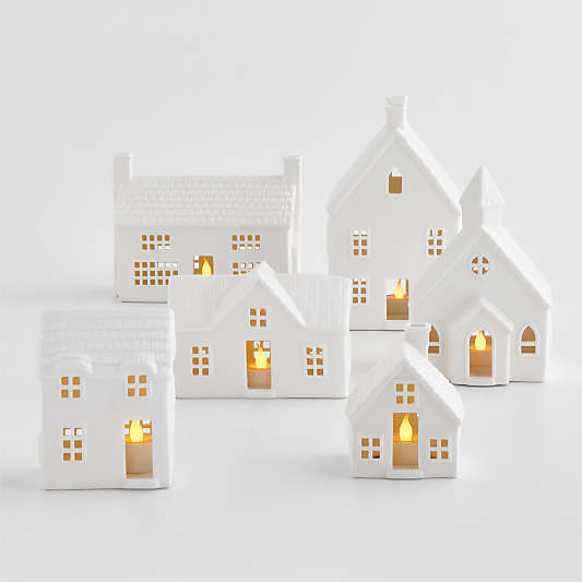 Cotswold White Ceramic Village Collection