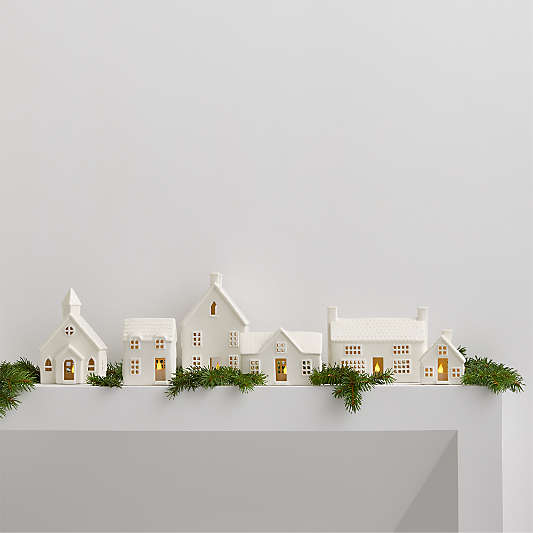 Cotswold White Ceramic Village Collection