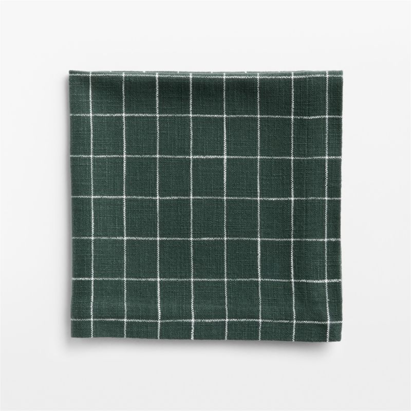 Cotswold Green Plaid Napkins, Set of 4 - image 3 of 4