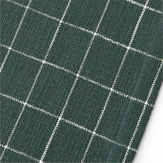 Cotswold Green Plaid 108" Table Runner