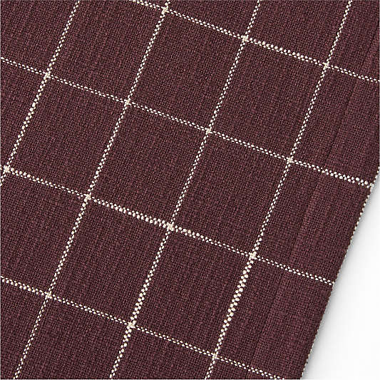 Cotswold Red Plaid 108" Table Runner