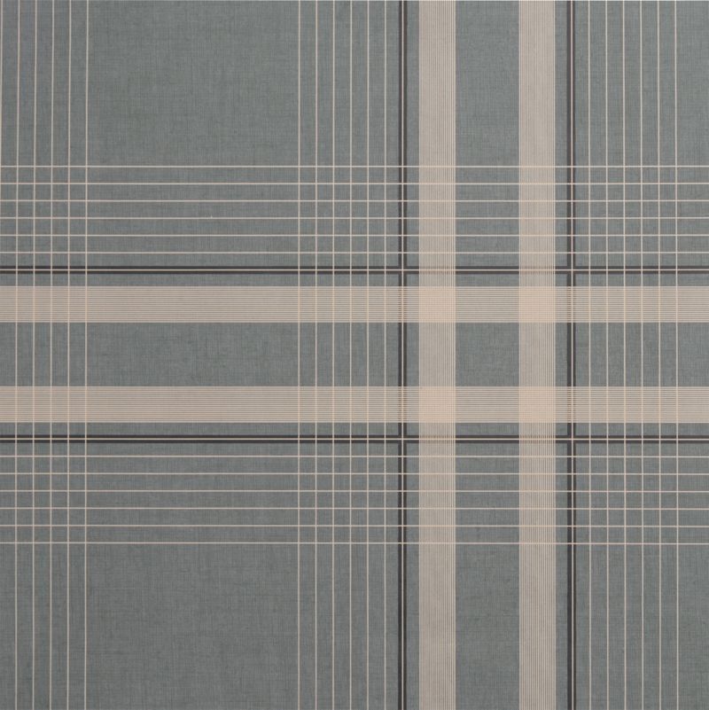 Cotswold Blue Plaid Wallpaper - image 1 of 2