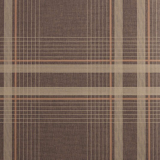 Cotswold Deep Brown Plaid Wallpaper