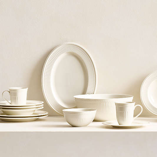 Cotswold Cream Porcelain Low Bowl