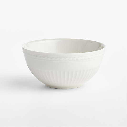 Cotswold Cream Porcelain Cereal Bowls, Set of 8