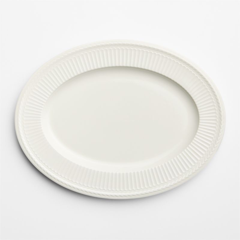 Viewing product image Cotswold Cream Porcelain Serving Platter - image 1 of 3