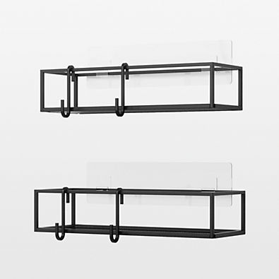 View Umbra Cubiko Black Hanging Shower Bins details