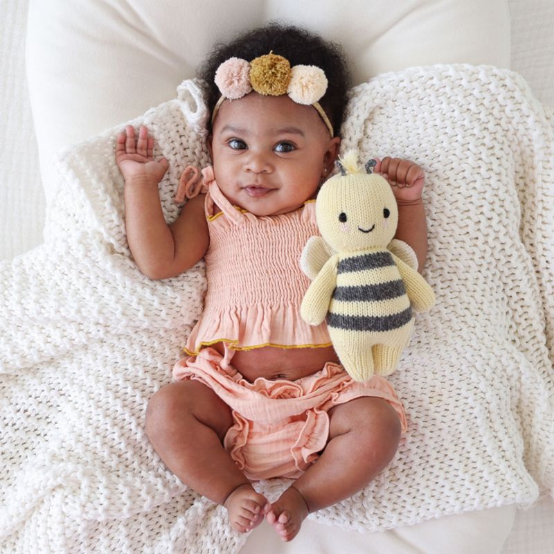 Cuddle+Kind Baby Bee Yarn Doll - image 1 of 3