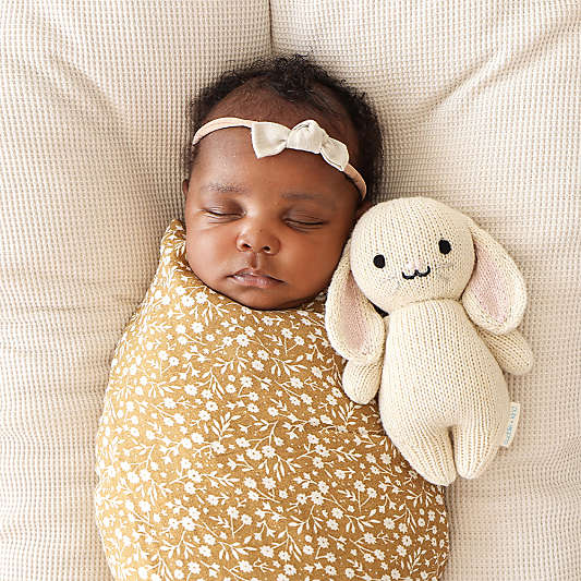 Cuddle+Kind Baby Bunny Yarn Doll