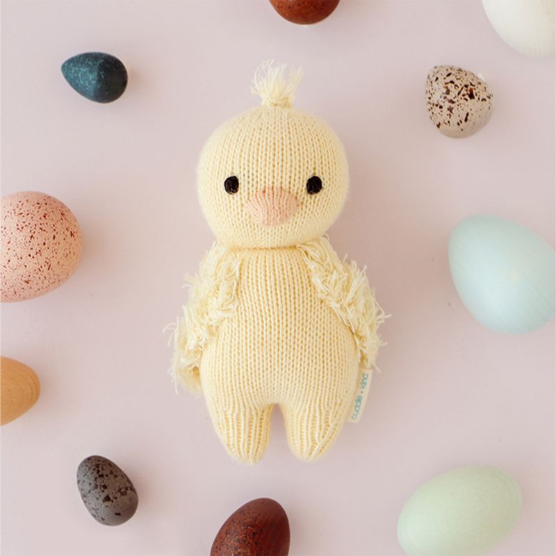 Cuddle+Kind Baby Duckling Yarn Doll - image 1 of 4