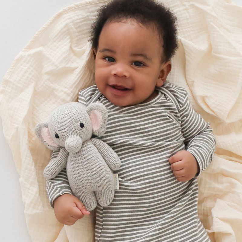 Cuddle+Kind Baby Elephant Yarn Doll - image 2 of 11