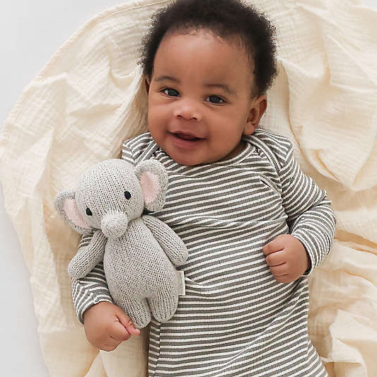 Cuddle+Kind Baby Elephant Yarn Doll