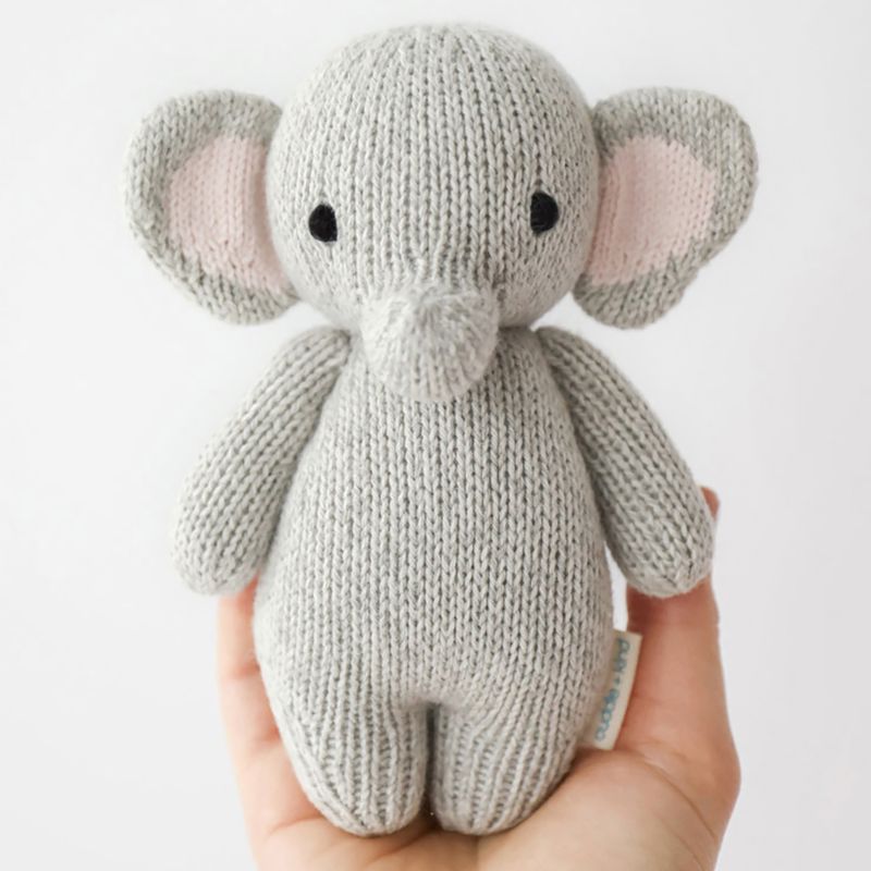 Cuddle+Kind Baby Elephant Yarn Doll - image 6 of 11
