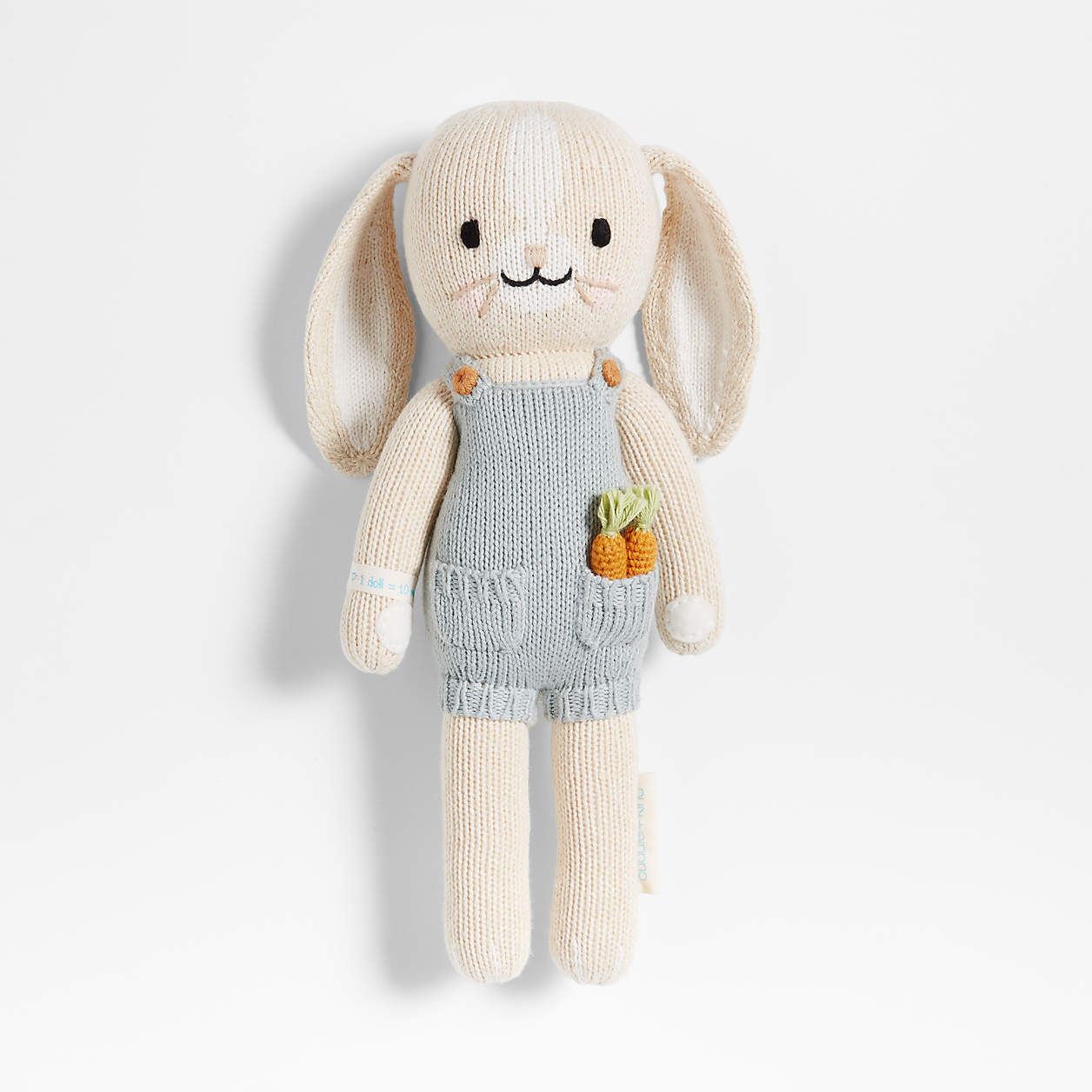 Cuddle+Kind Henry Bunny Yarn Doll Crate & Kids
