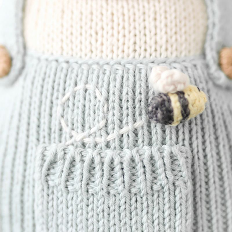Cuddle+Kind Little Charlie Honey Bear Yarn Doll - image 6 of 10