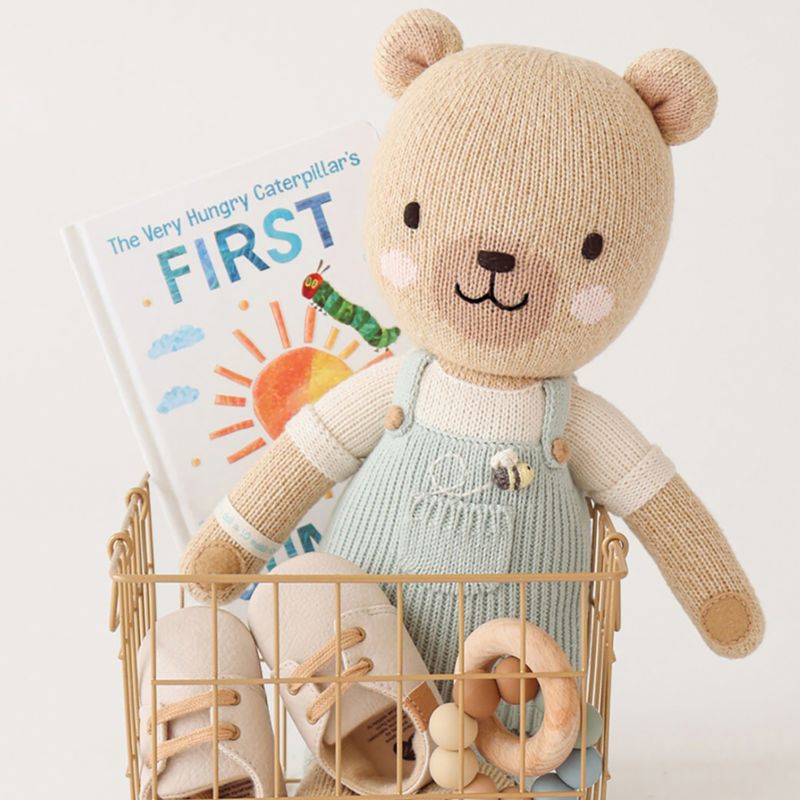 Cuddle+Kind Little Charlie Honey Bear Yarn Doll - image 3 of 10