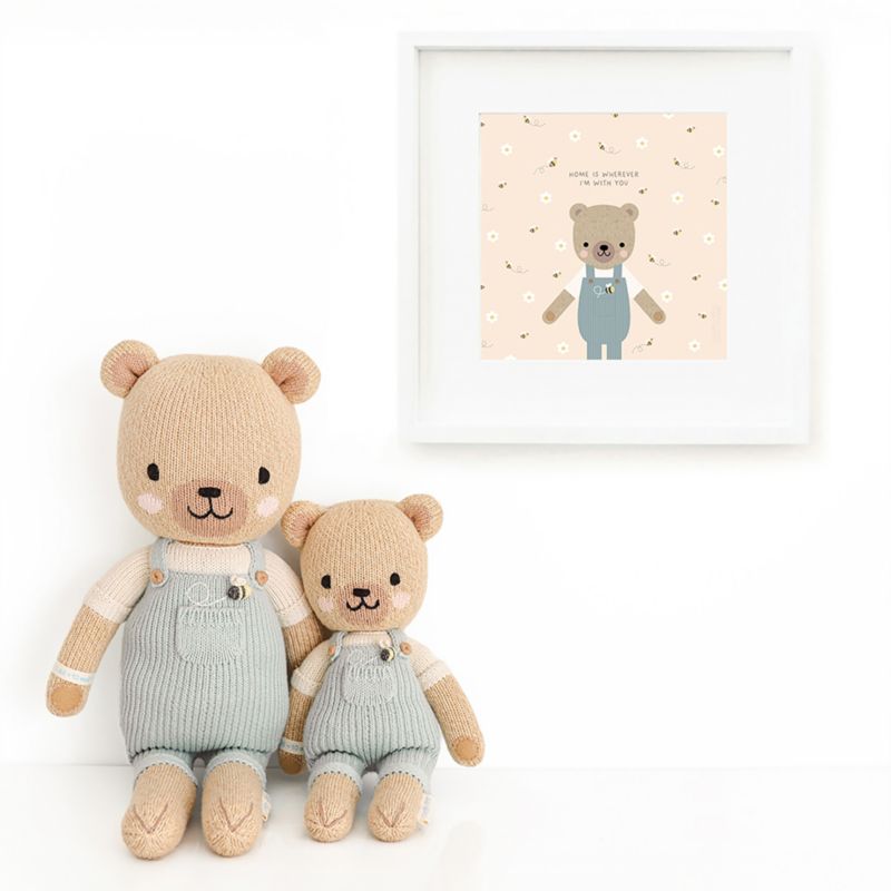 Cuddle+Kind Little Charlie Honey Bear Yarn Doll - image 4 of 10