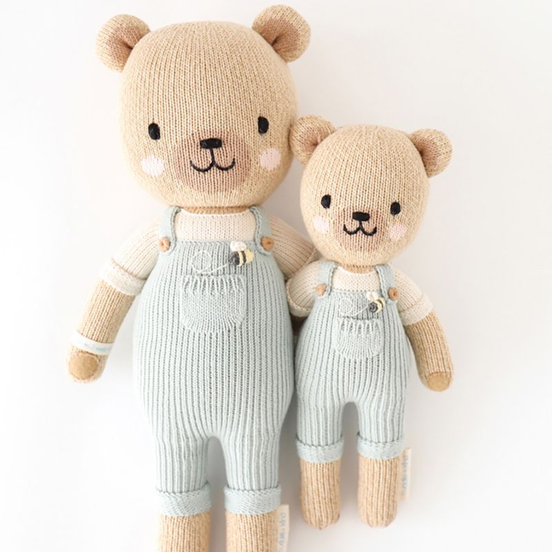 Cuddle+Kind Little Charlie Honey Bear Yarn Doll - image 8 of 10