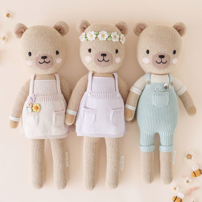 Cuddle+Kind Little Olivia Honey Bear Yarn Doll - image 8 of 12