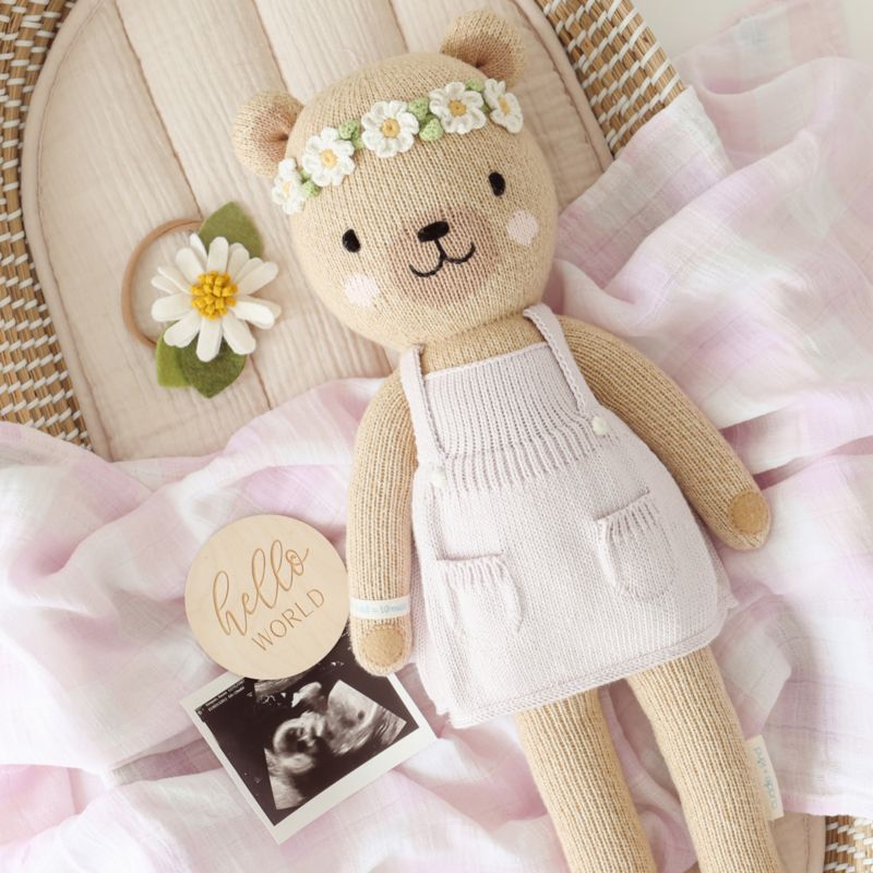 Cuddle+Kind Little Olivia Honey Bear Yarn Doll - image 2 of 12
