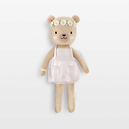Cuddle+Kind Little Olivia Honey Bear Yarn Doll