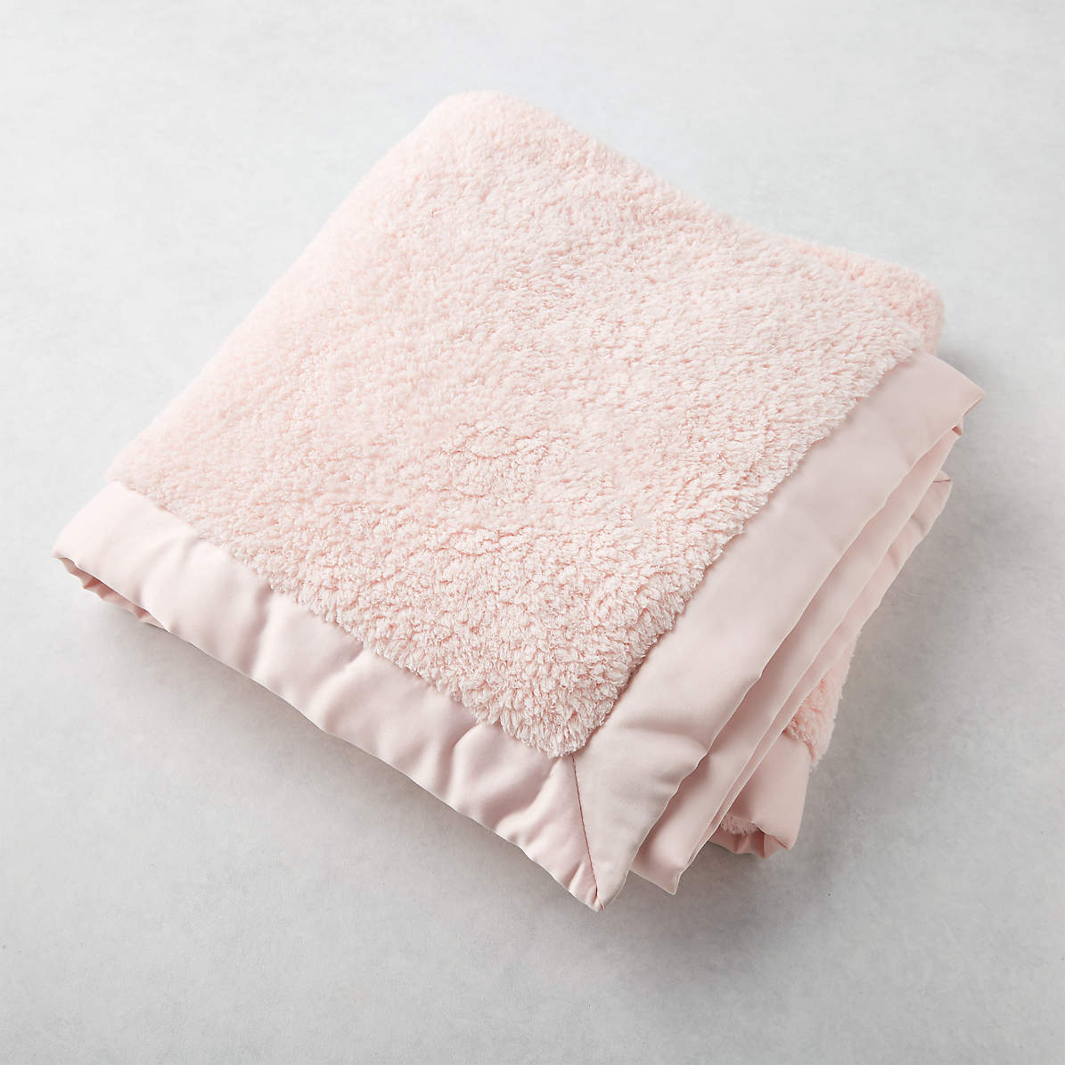 Pink Baby Starters Textured Dot Blanket with Satin Trim 